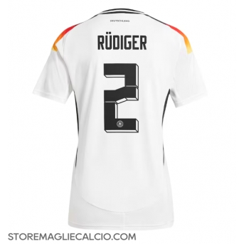 Germania Antonio Rudiger #2 Maglia Gara Casa Repliche Europei 2024